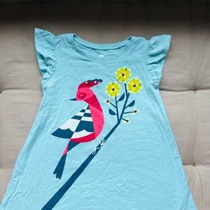 Tea collection ruffled sleeve shirt